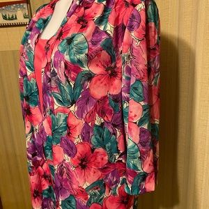 Improved Living Vintage Blouse Top Women’s Size XL.